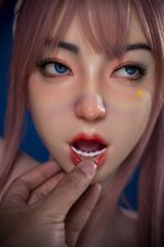 Orange In丨Willey-5ft 2/158cm Movable Jaw Silicone Sex Doll - Afbeelding 6