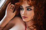 SY | kitty - 5ft 1/156cm ROS Silicone Head BBW Sex Doll - Imagem 5