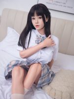 Top Fire | Merry - Ultra Light 5ft 1/158cm D-cup ROS Head Silicone Sex Doll - Afbeelding 10