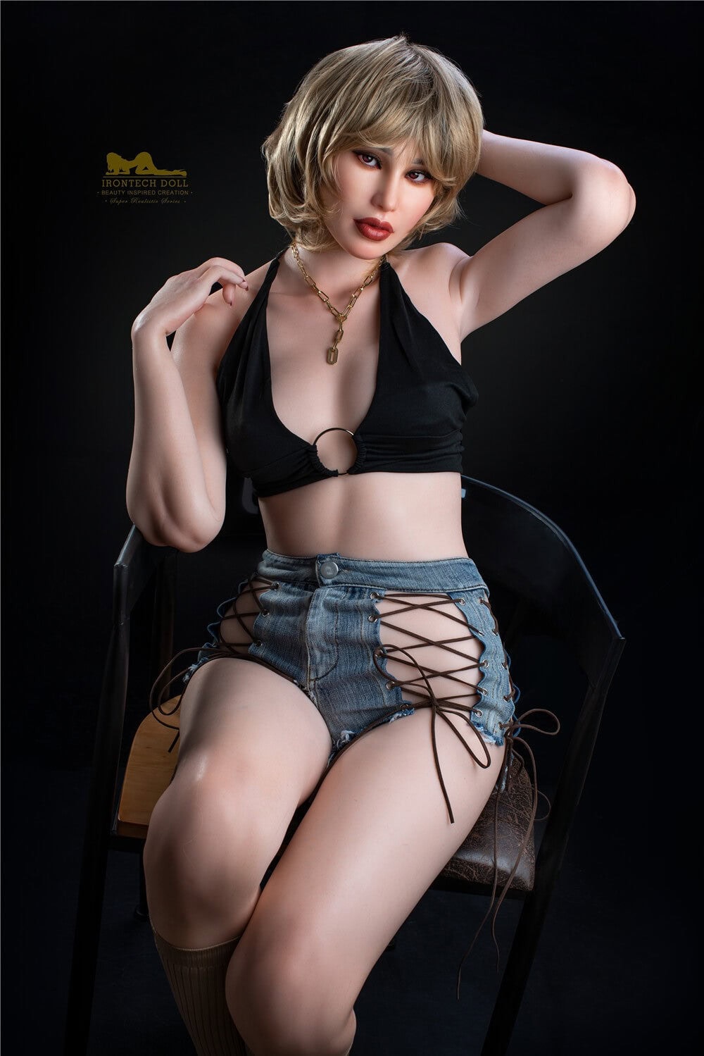 EW1A6600.jpg Irontech | Pearl - 5.4ft (166cm) Silicone Love Doll - Billede 1