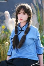 FanReal Qian - 5ft 2/158cm C-cup Aziatische Chinese siliconen sekspop
