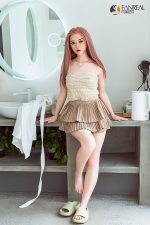 FanReal | Qian - 5ft 2/158cm C-cup Small Breasts Silicone Sex Doll - Imagem 4