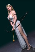 Angelina -5ft 6/168cmBlonde Angel Realistic Silicone Sex Doll - Kép 12