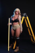 Amalia - 5ft3(160cm) Big Butt Real Premium Sex Doll With LongHair - Imagem 4