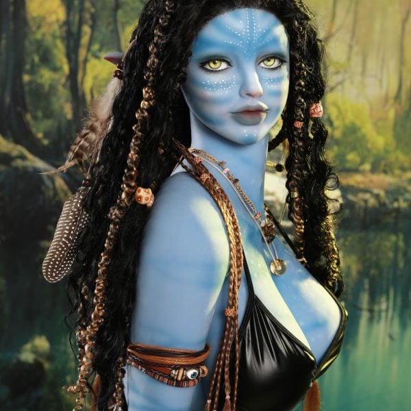 Bleve - 165cm (5ft5) Blue Skin Beast style Realistic Sex Doll