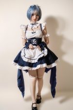 Orange In丨Sumi-5ft 2/158cm Movable Jaw Silicone Sex Doll - Imagem 6