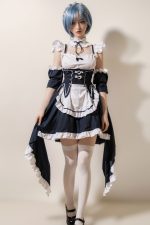 Orange In丨Sumi-5ft 2/158cm Movable Jaw Silicone Sex Doll - Imagem 9