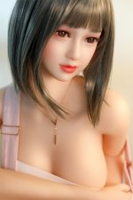 SY | Pag- 160cm (5ft3) Small Breast Japanese Style Sex Doll With Blonde Straight Hair – Bild 3