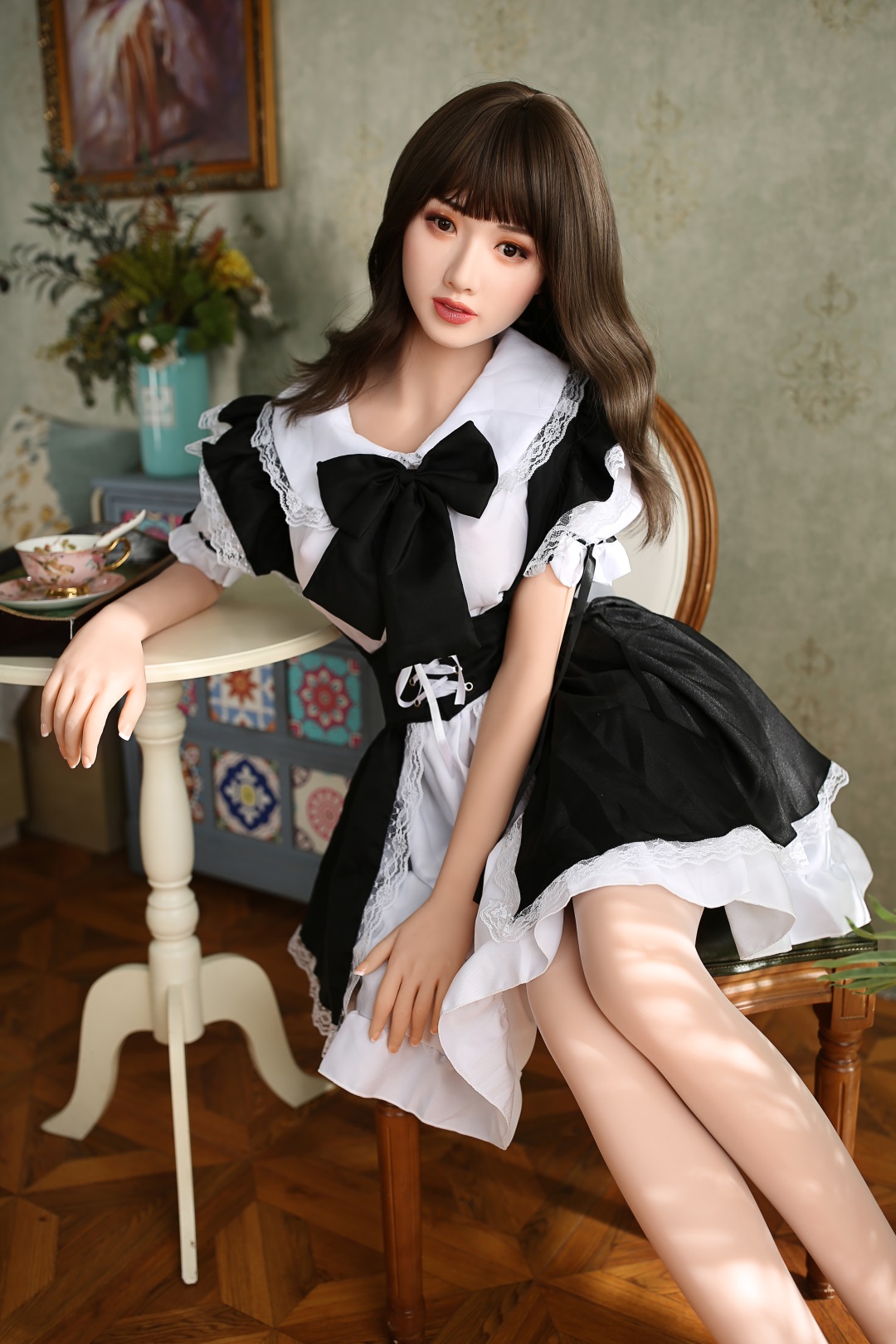 c5740d849772471f87581e6117d8c937-1.jpg Meda- 5ft 5 /166cm Cosplay Asian Style Small Breast Realistic Sex Doll - Imagem 1
