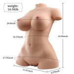 April - 16.96lb Sex Doll Torso (In Stock US) - Billede 10
