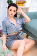 Dimu |Gladys - 5ft 2/158cm Big Boobs Busty Life-size Silicone Head Sex Doll - immagine 2