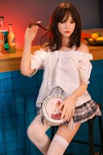 Dimu | Cynthia - 5ft 2/158cm Asian Lovely Small Boobs Silicone Head Sex Doll - Kép 2