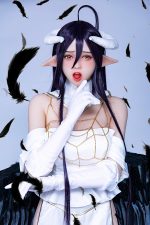 Dimu | Albedo - 5ft 2/158cm Ahegao Face Elf Open Mouth Sex Doll - Imagem 2