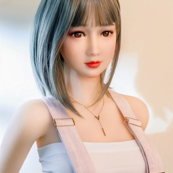 SY | Pag- 160cm (5ft3) Boneca sexual japonesa de peito pequeno com cabelo louro e liso