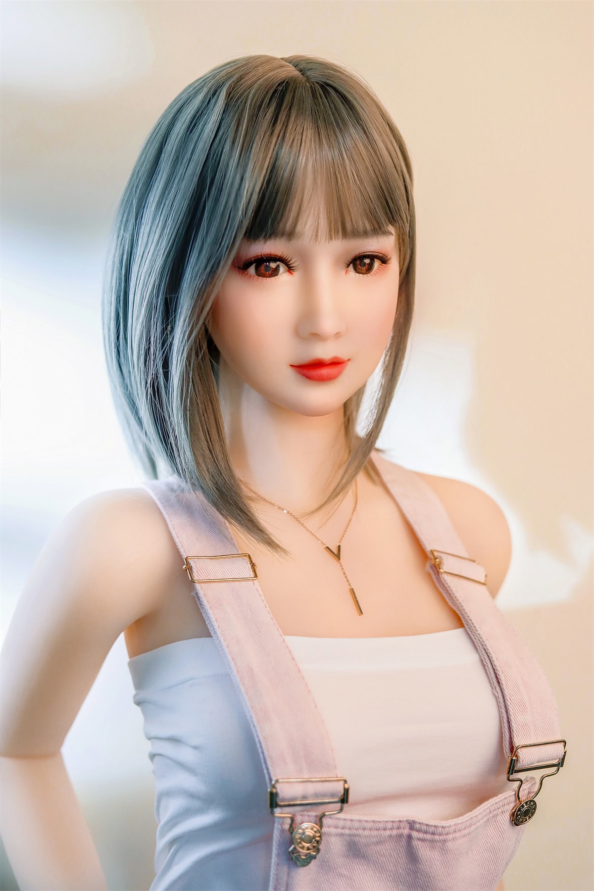 e4e9f53281cd4cdebe031f39504dc845.jpg SY | Pag- 160cm (5ft3) Small Breast Japanese Style Sex Doll With Blonde Straight Hair – Bild 1